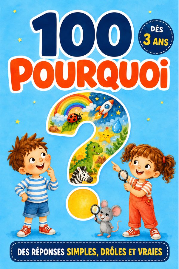 Couverture — 100 Pourquoi : Ma Première Encyclopédie