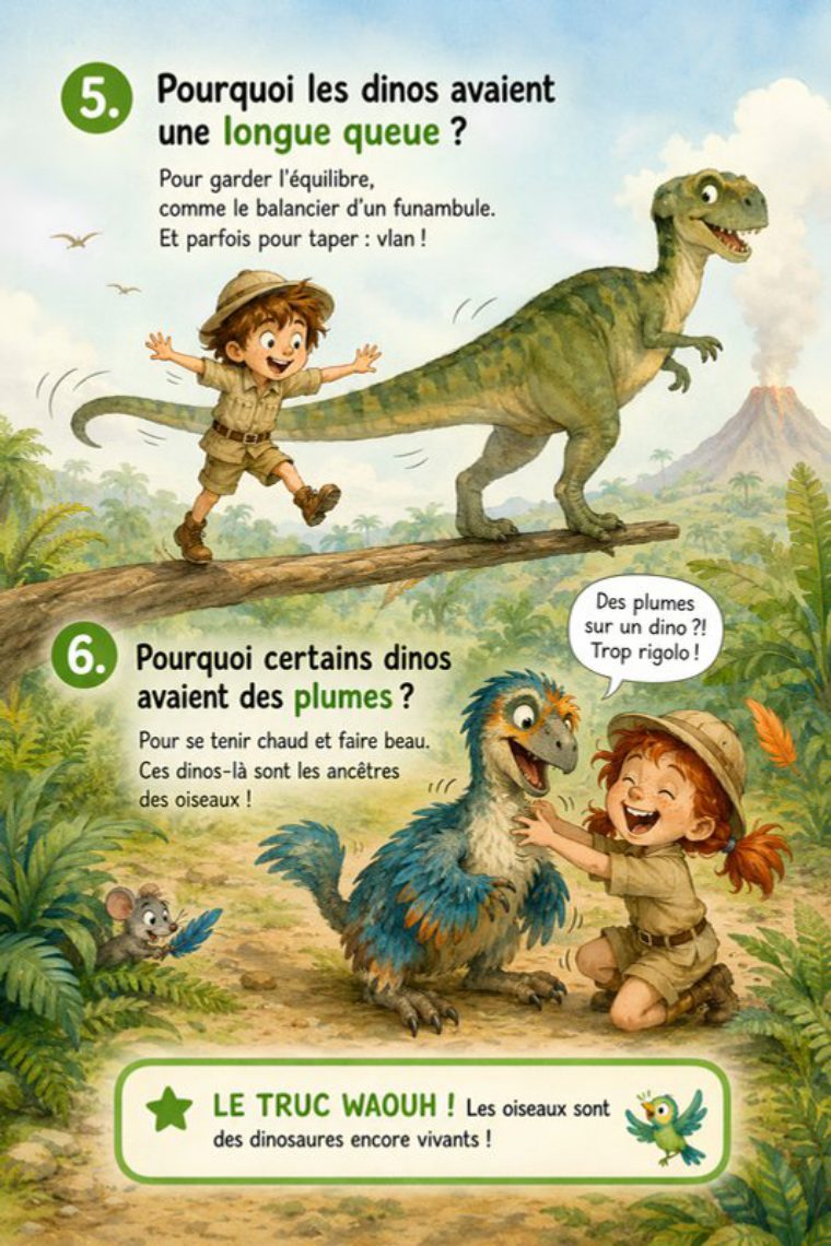 100 Pourquoi des Dinosaures — page intérieure 1