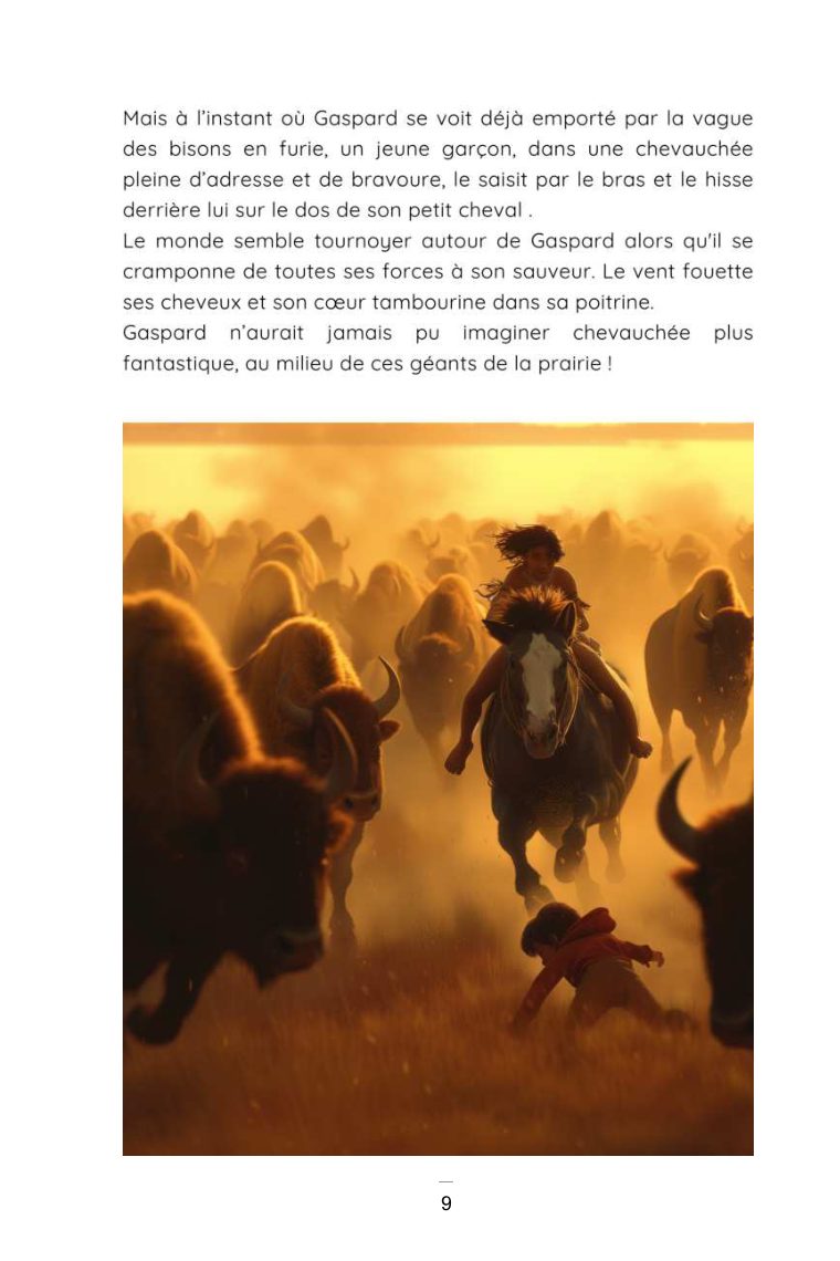 La Légende du Bison Blanc — page intérieure 1