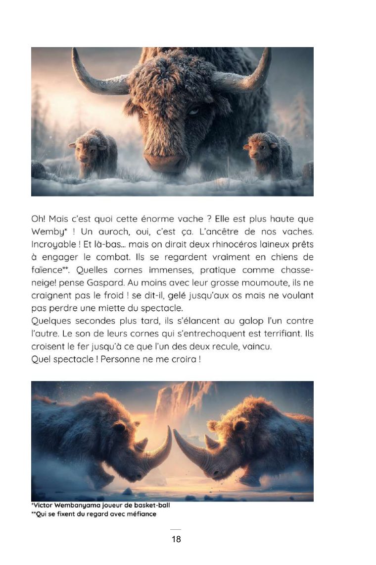 Le Secret de la Montre Magique — page intérieure 1