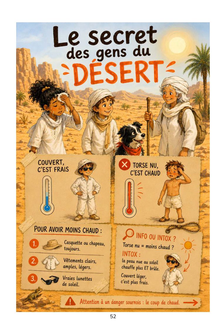Le Guide de survie des enfants débrouillards — page intérieure 3