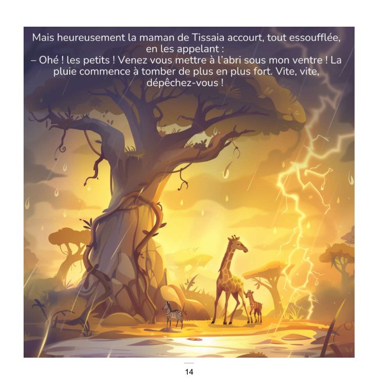 Pour toujours dans mon cœur, Petite girafe — page intérieure 2